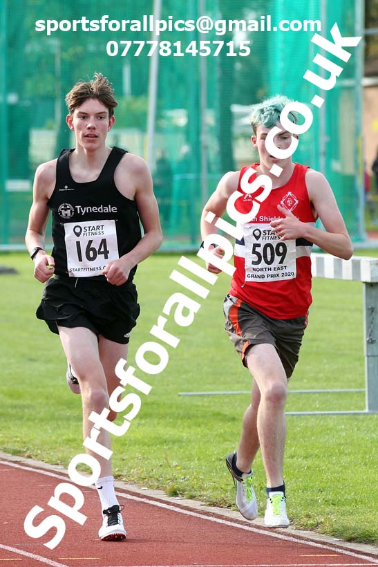 3000 metres, NECAA Open Meeting, Morpeth, Sunday, September 27th. David T. Hewitson/Sports for All Pics